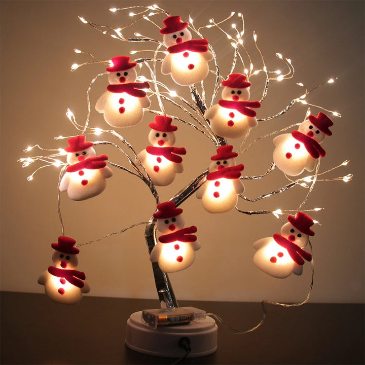 Lång jul-LED-ljusslinga, flexibel och energisnål, idealisk för att dekorera julgran och hemmet.
