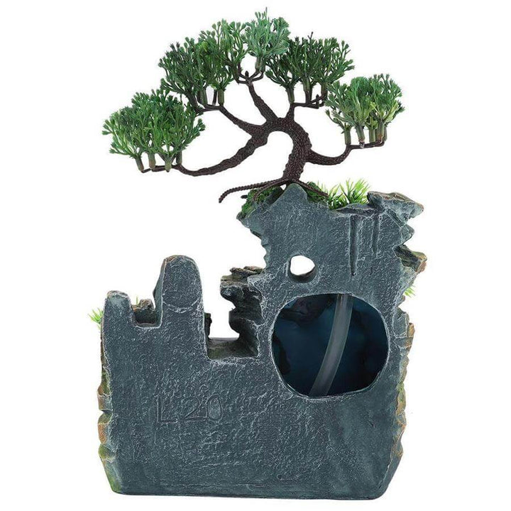 Naturinspirerat Feng Shui vattenfall i robust material, vacker dekoration som lockar pengar & zen.