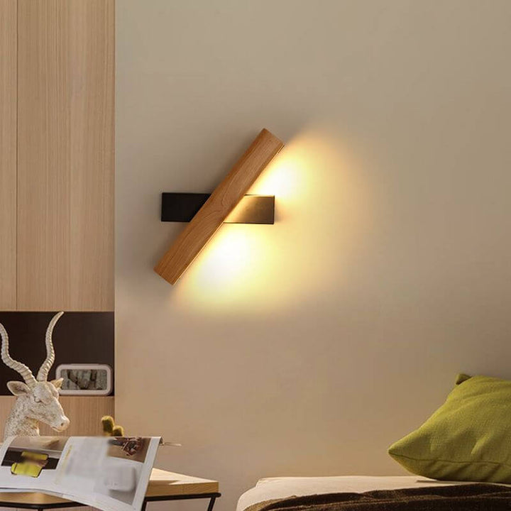 Innovativ LED-vägglampa med 360° rotation. För modern och justerbar inomhusbelysning.