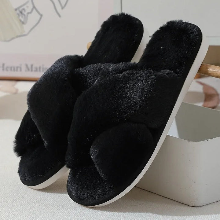 Fina mjuka inomhusskor, en utmärkt presentidé för damer som älskar fluffig komfort.