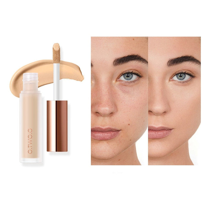 Före och efter: Flytande concealer för en felfri hud. Döljer skavanker, ger strålande och naturlig lyster.