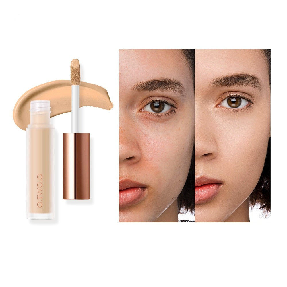 Olika nyanser av flytande concealer. Välj din match för naturlig, matt full täckning och strålande hud.