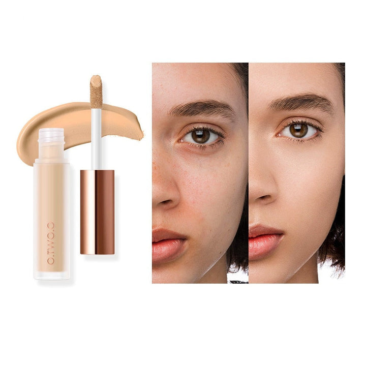 Olika nyanser av flytande concealer. Välj din match för naturlig, matt full täckning och strålande hud.