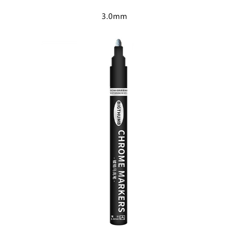 Spegel Chrome Marker för DIY-målning, skapar enastående metallglans.