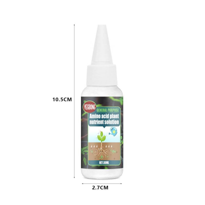 Enkel att använda flytande växtnäring 30 ml för starka & livfulla växter, både inomhus & ute.