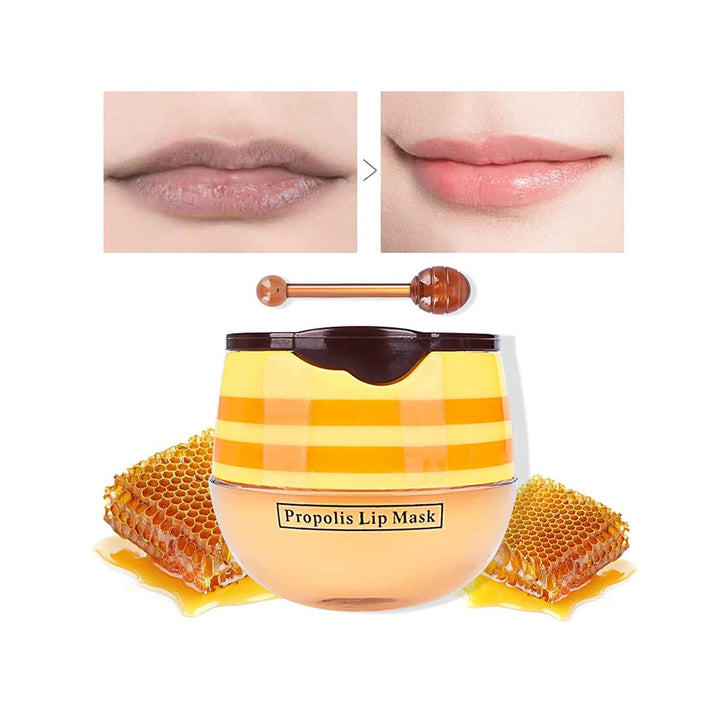 Naturlig läppvård med propolis och honung. Förhindrar torra läppar och ger långvarig komfort.