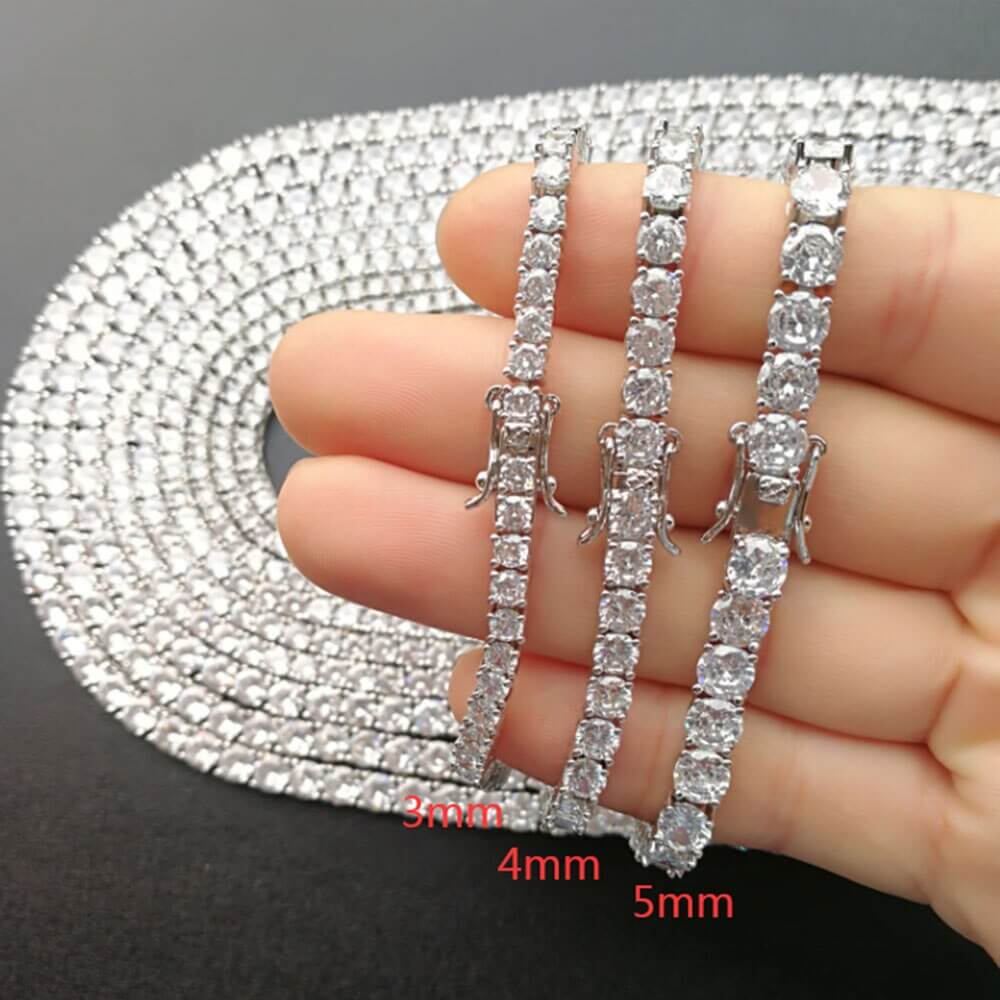 Lyxigt unisex zirkonarmband, en perfekt presentidé. Glittrande smycke för honom och henne.