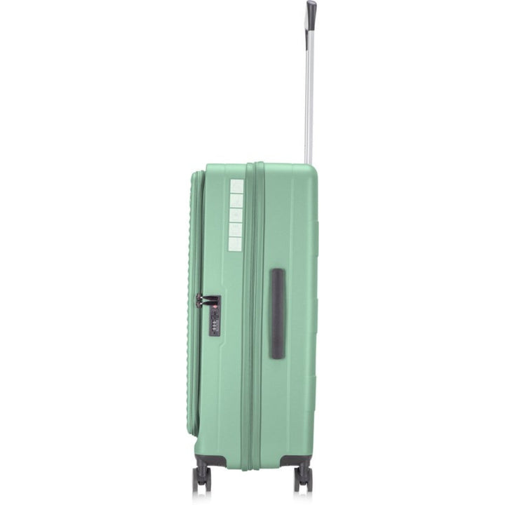 Kompakt hård resväska för affärsresa. Säkert laptopfack & gott om plats för övrig packning.