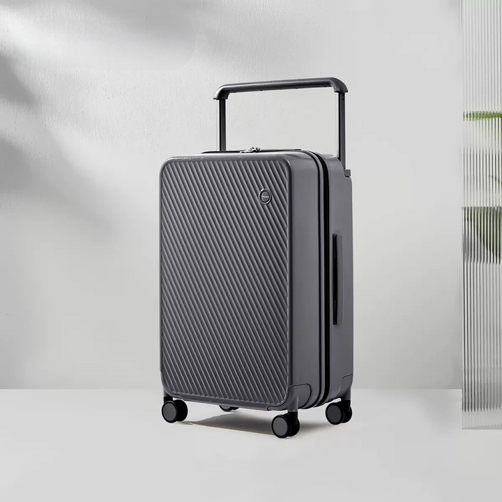 Rymlig hårdskalväska för smart packning med säkert TSA-lås & tålig YKK-dragkedja. Perfekt för resor.