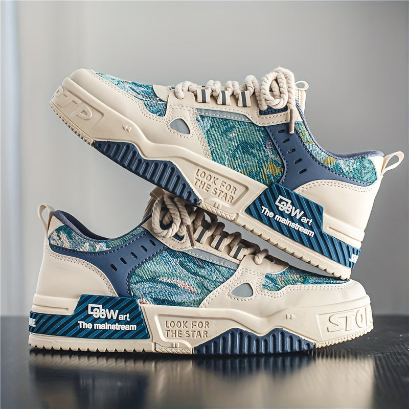 Moderna herrskor; dessa stilrena sneakers är perfekta som vardagsskor för en avslappnad stil.