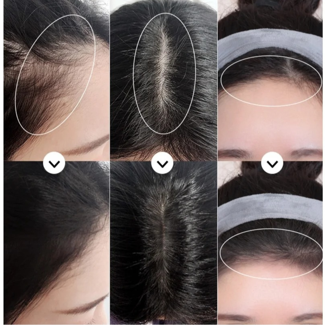 Paketering av Hårlinjepulver Concealer, fokus på vattentät och naturlig look.