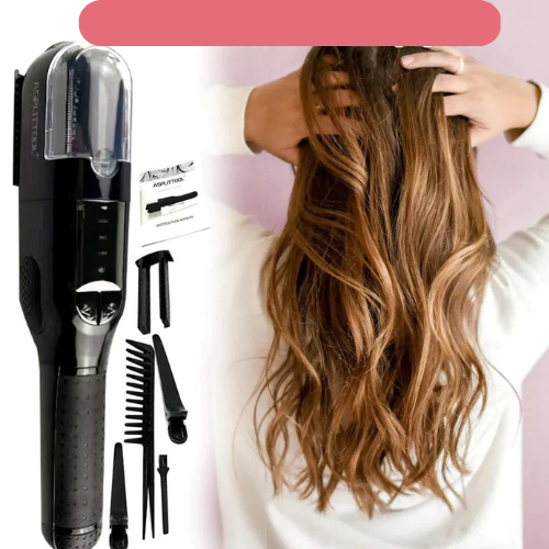 Hårtrimmer för delade toppar ger friskt, glänsande hår hemma. Enkel hårvård med detta skönhetsverktyg.