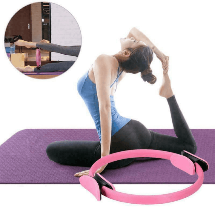 Träningsring för pilates & fitness. Robust och portabel för din hemmagymsrutin.