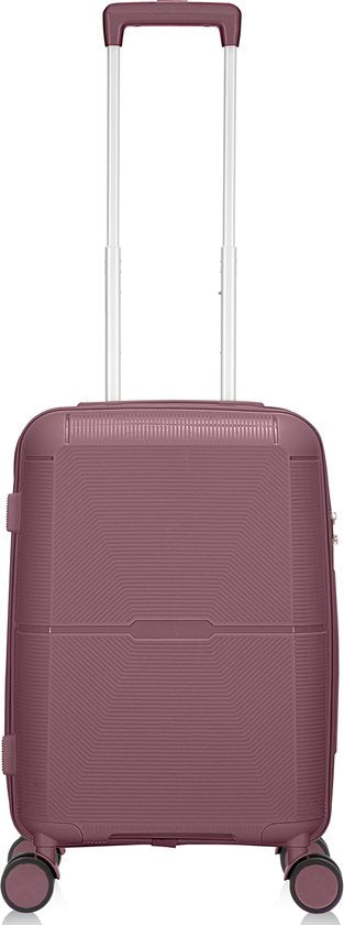 Optimalt handbagage för flygresan: Capri hardcase resväska med TSA-lås och spinnerhjul.
