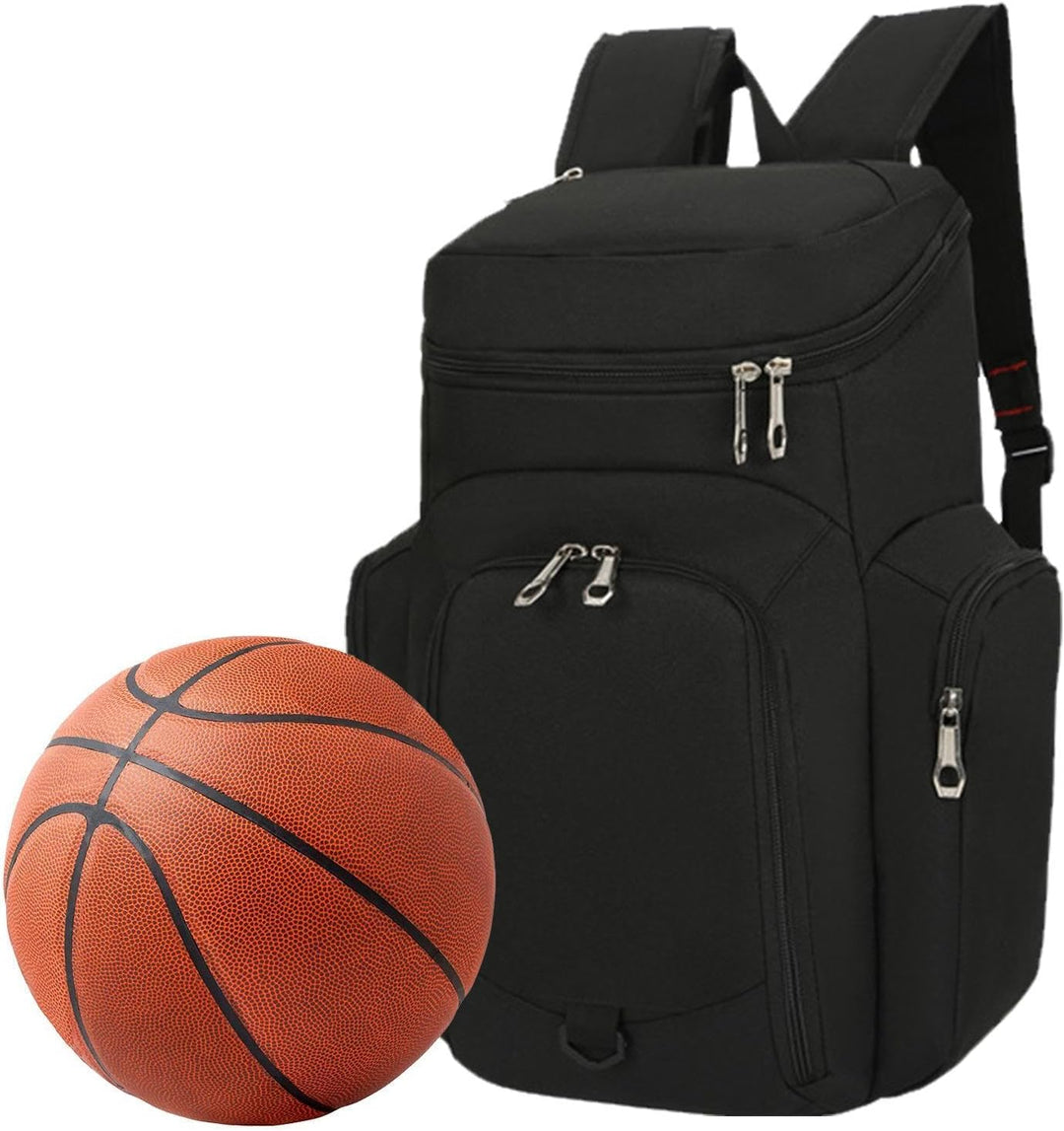 Basketryggsäck herr 30L, vattentät sportväska av oxfordtyg, idealisk för träningsförvaring.
