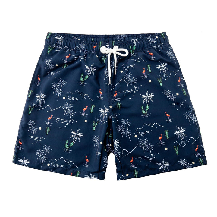 Snabbtorkande polyester boardshorts för herr, idealiska för strand, simning och vattensport på sommaren.