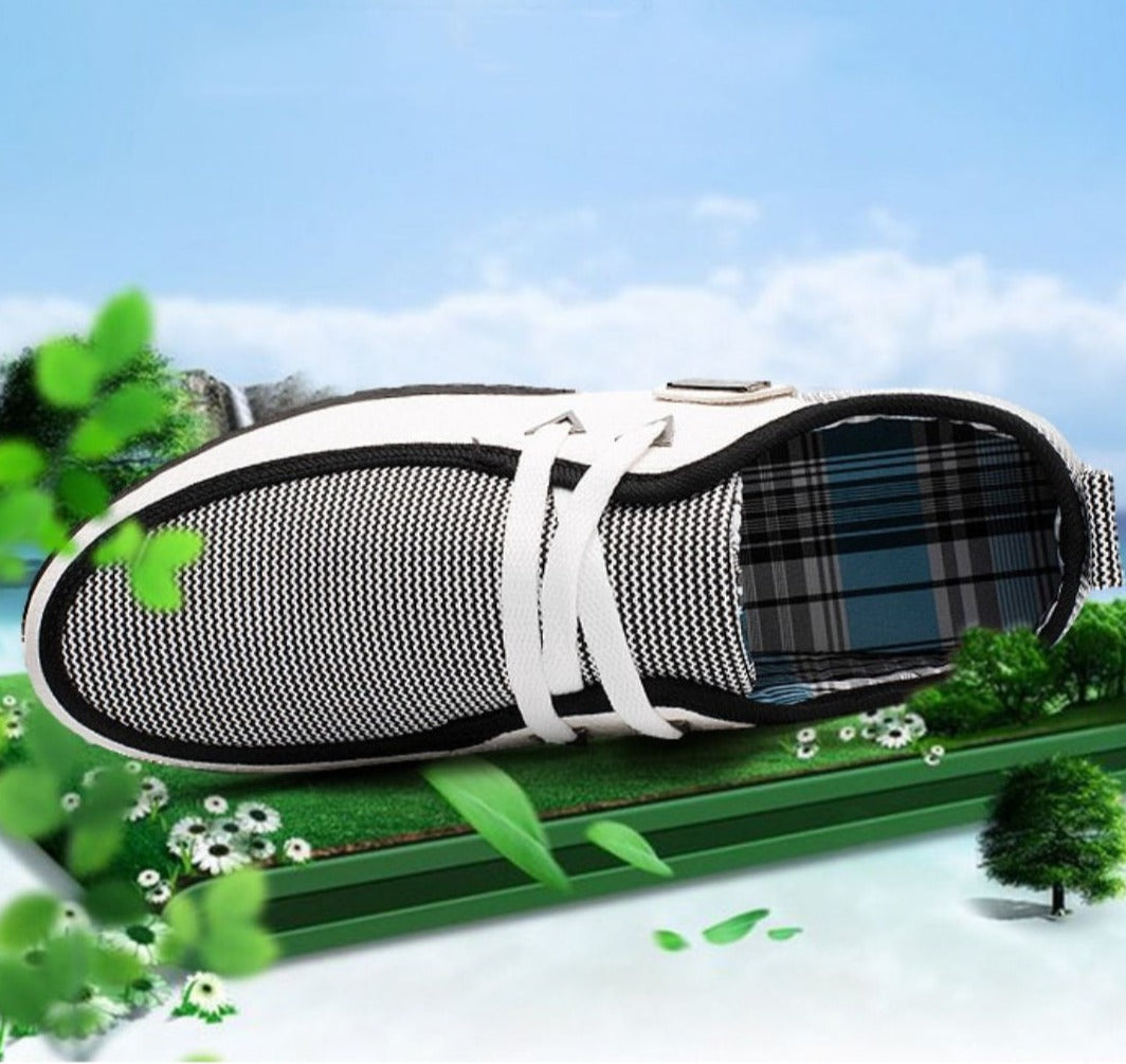 Turkosa driving loafers med mjuk design, idealiska för fritid och stilmedvetna herrar.