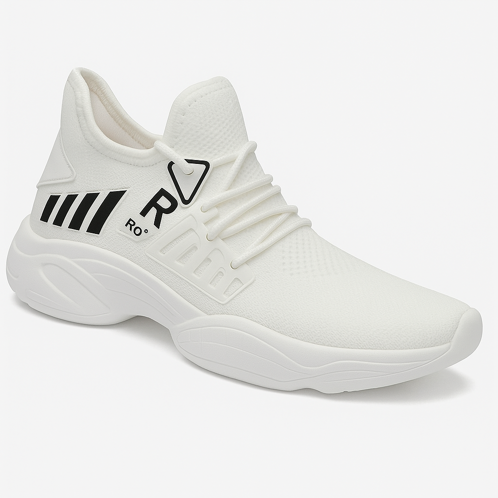 Herr höjdsneakers i stilren design för ökat självförtroende. Perfekta vardagsskor med dolda klackar.