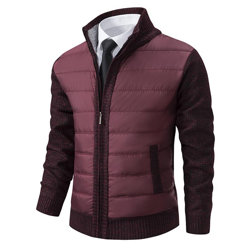 Mångsidig herr hybridtröja med glidelås, perfekt för både avslappnad stil och formella outfits. Långärmad.