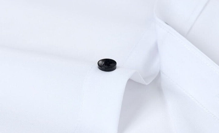 Herrskjorta i modern stretch, långa ärmar, vinröd, för en elegant touch