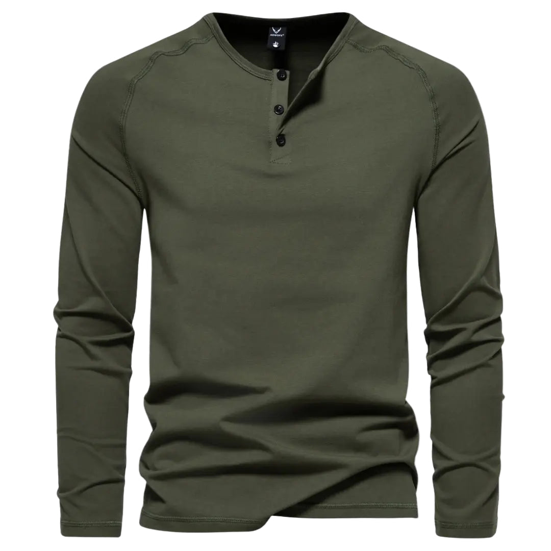 Herr overshirt i klassisk stil med knappar och fickor. Ett mångsidigt vardagsplagg.