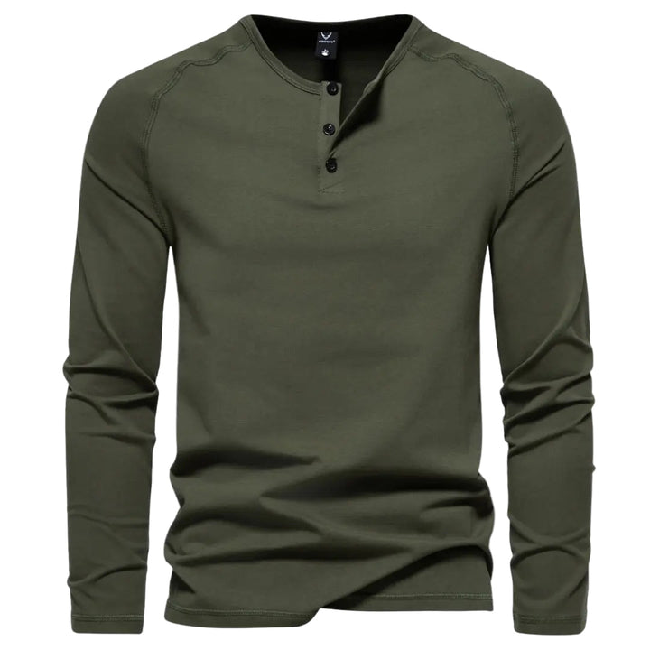 Herr overshirt i klassisk stil med knappar och fickor. Ett mångsidigt vardagsplagg.