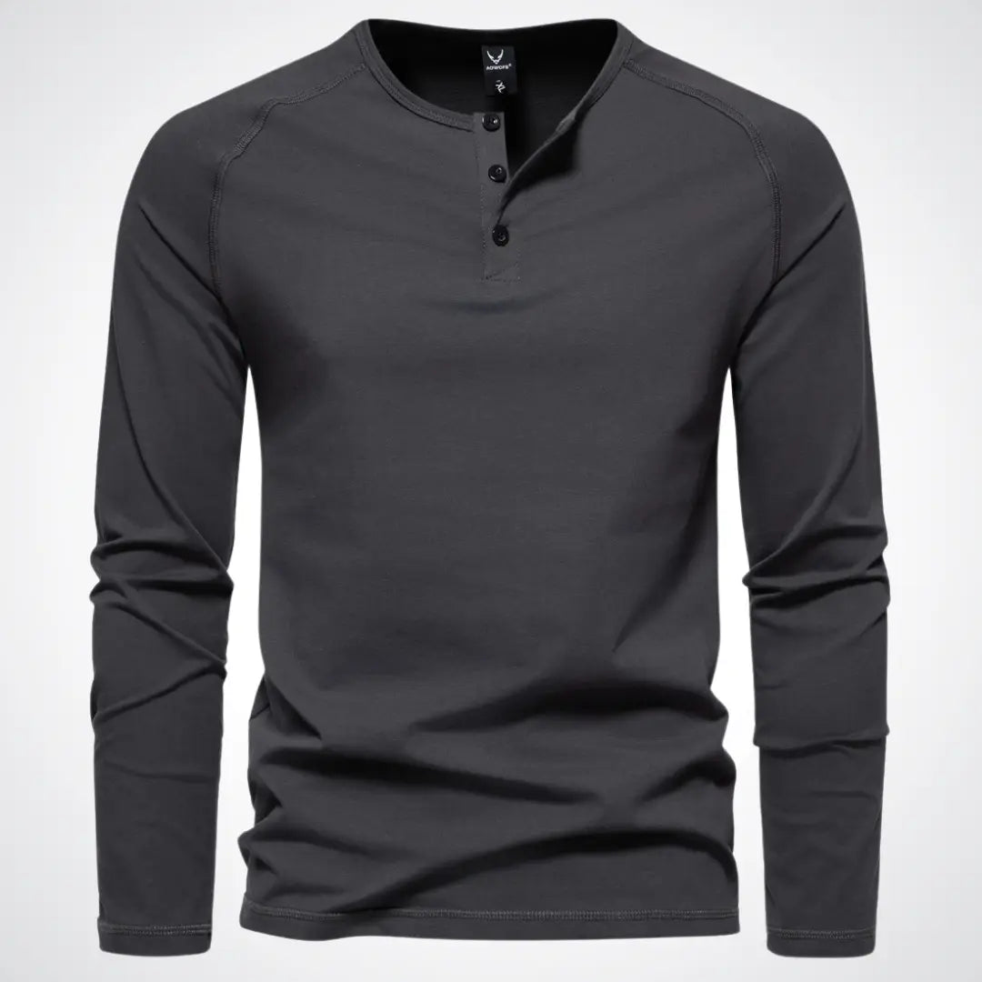 Mångsidig overshirt för män med knappar, bröstfickor och klassisk passform. Perfekt för vardagsbruk.