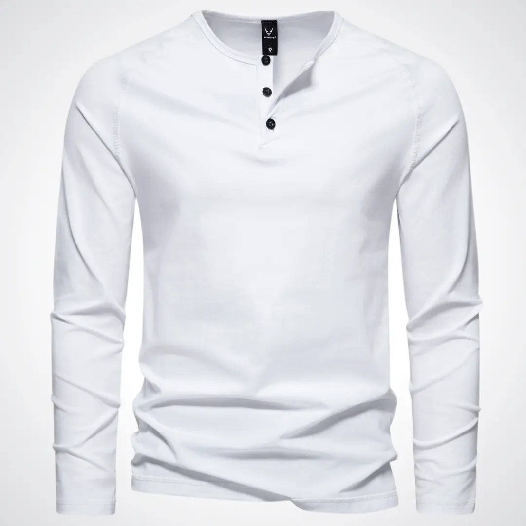 Snygg herr overshirt, idealisk som lätt jacka över tröja. Vardagsplagg med tidlös stil och fickdetaljer.