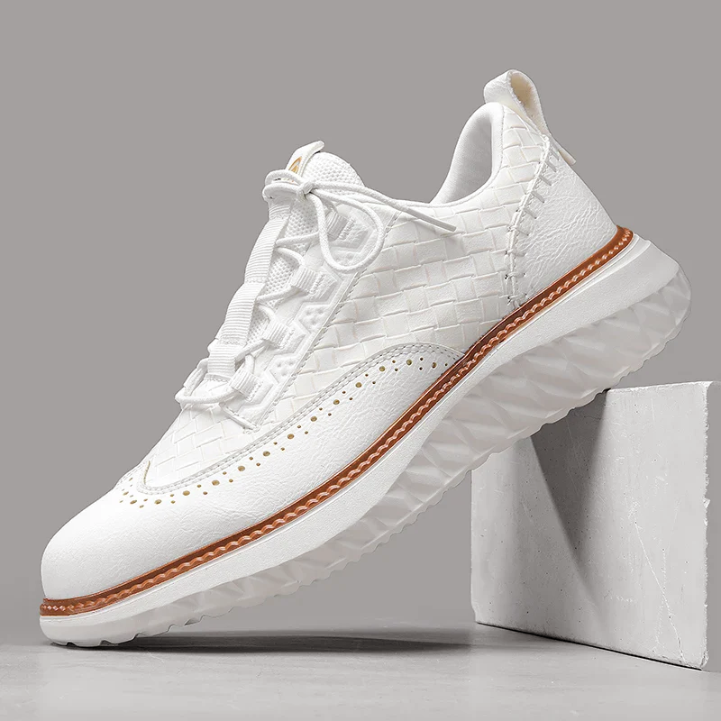 Mångsidiga herr Oxford-sneakers, lämpliga för både vardag och lättare sport. Stilrena herrskor.