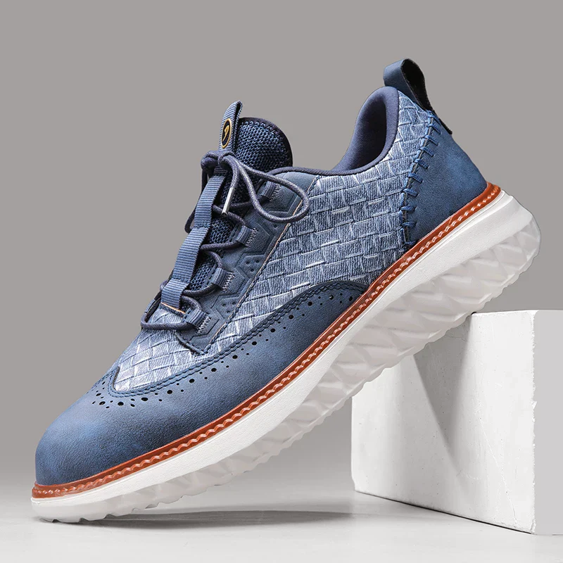 Herrskor i Oxford-sneakers-stil, stilrena och bekväma. Perfekta vardagsskor med en casual touch.