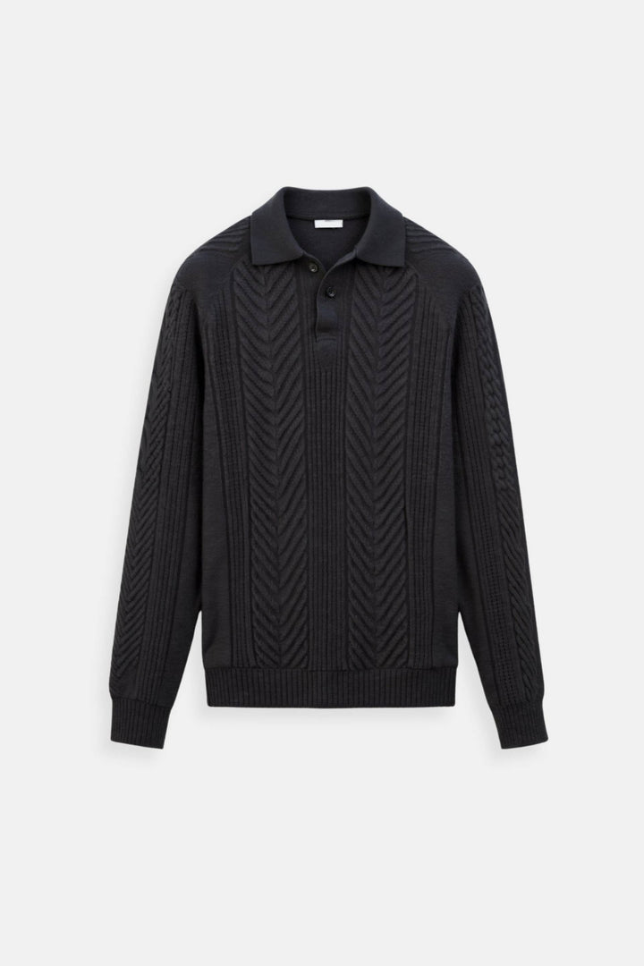 Herrtröja med långa ärmar, bekväm och stilren. Perfekt retrotröja för vardag och aktuellt vårmode.