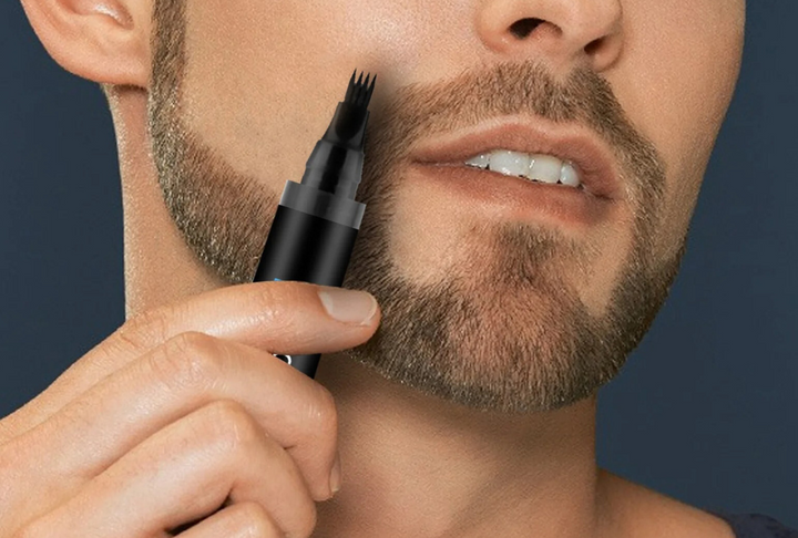 Vattenfast skäggpenna kit för naturligt fylligare skägg. Herrvårdsprodukt för enkel skäggstyling.