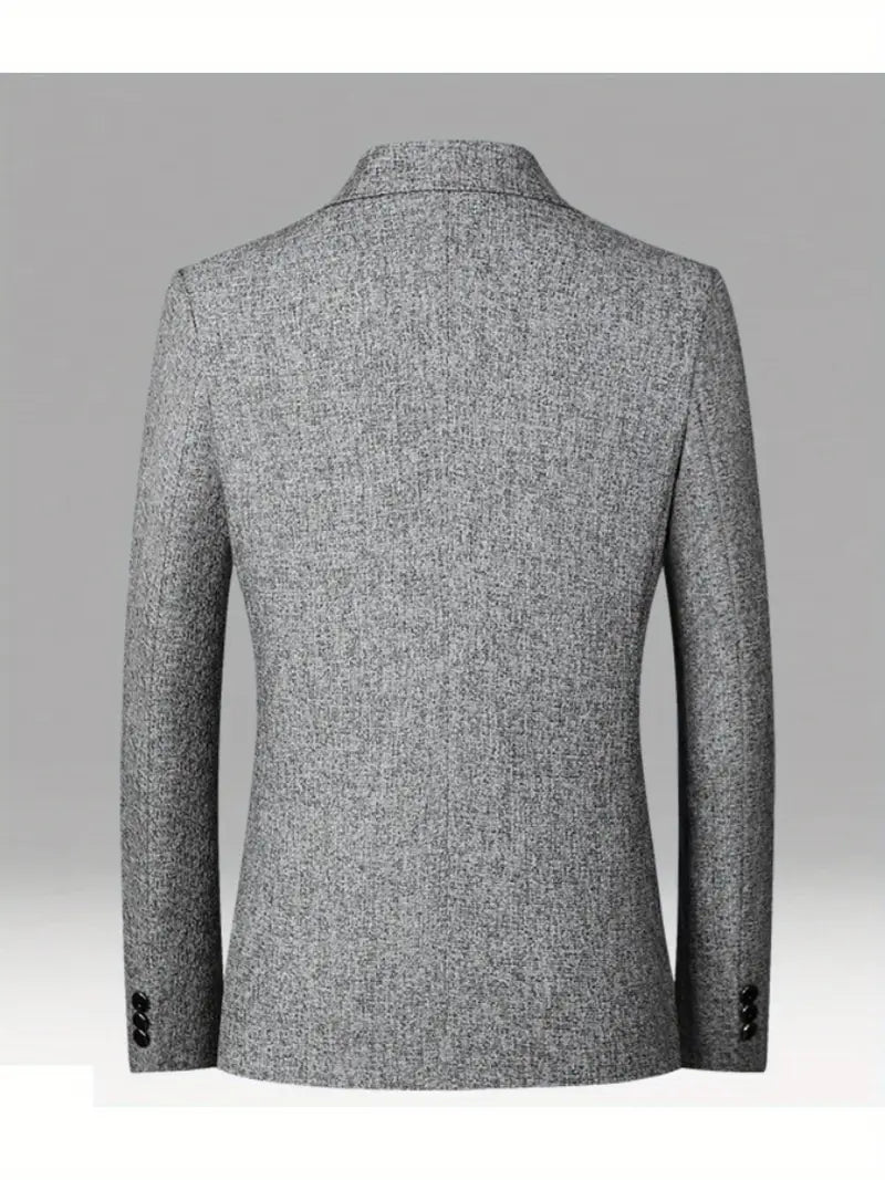 Figurnära herr blazerjacka, mångsidig för olika tillfällen. Skarp, elegant slim fit kavaj för herrkläder.