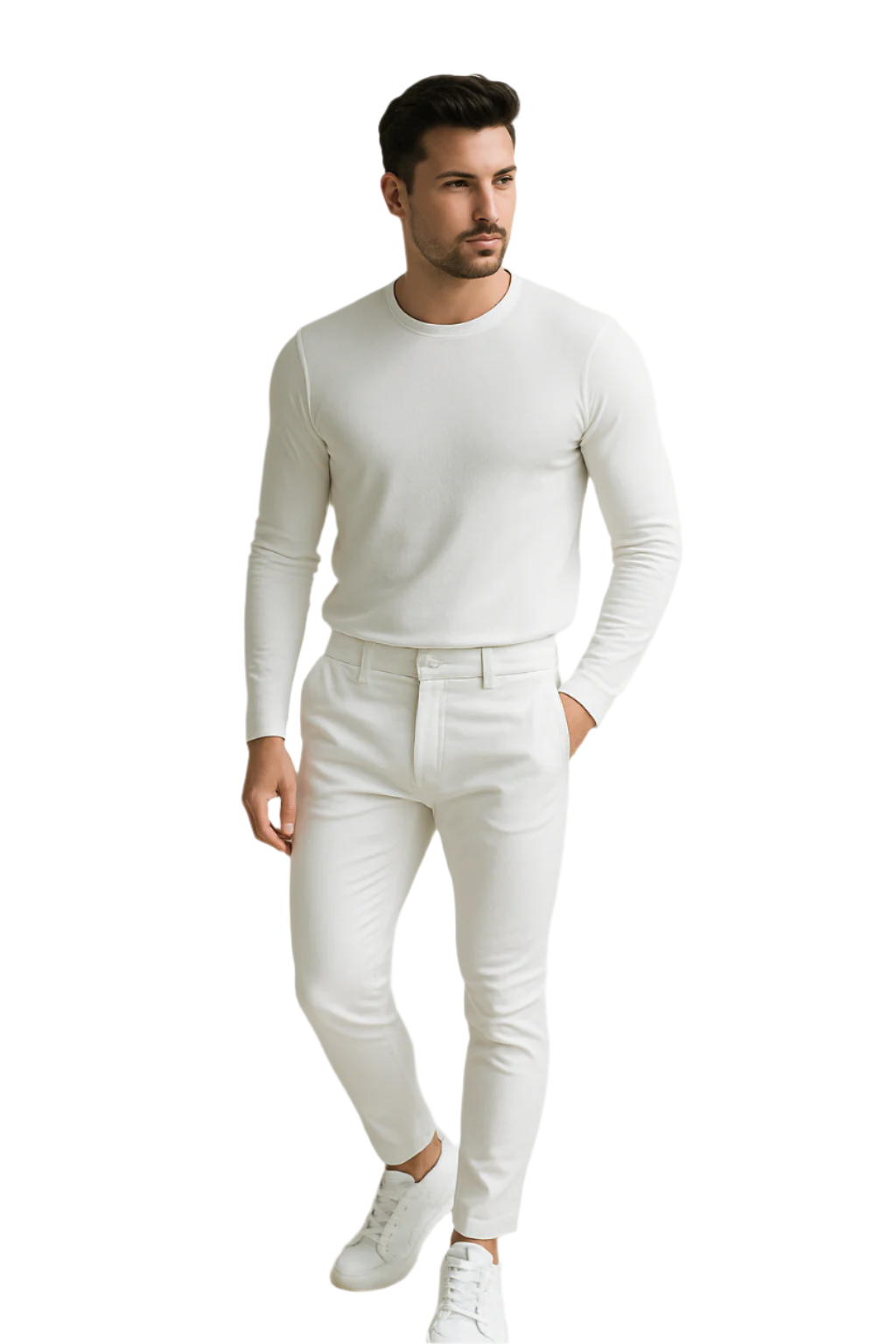Herr Slim Fit jeans med stretch, fem fickor, modern stil i blå denim. Bekväma vardagsbyxor för män.