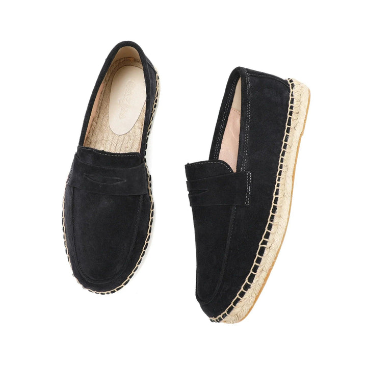 Herr Slip-On Loafers i espadrille stil, perfekta som bekväma sommar- och vårskor för vardagen.