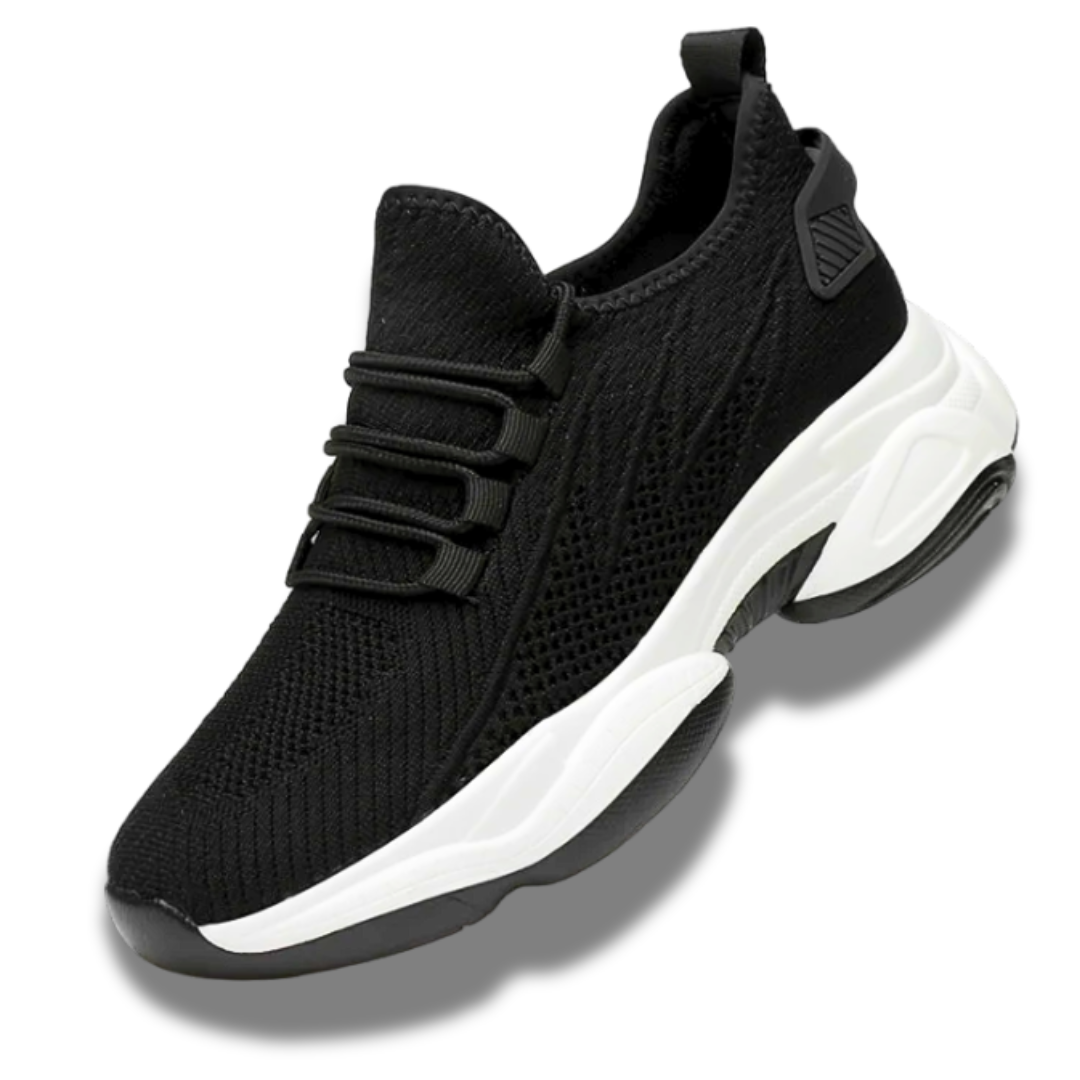 Bekväma herrskor med dold höjd. Moderna sneakers som ger en diskret längdökning för män.