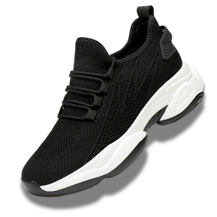 Bekväma herrskor med dold höjd. Moderna sneakers som ger en diskret längdökning för män.