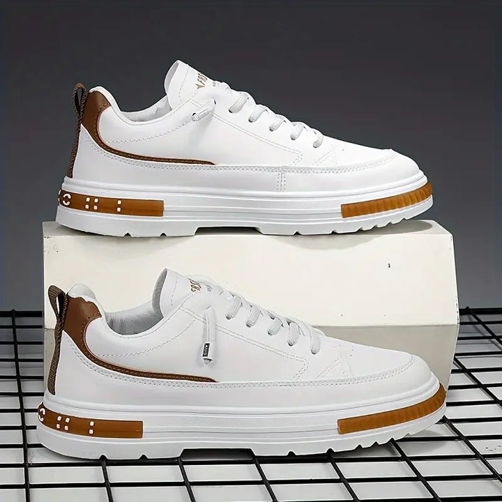 Herr sportiga sneakers för aktiv livsstil. Lätta, bekväma fritidsskor med halkfria sulor för vardagsbruk.