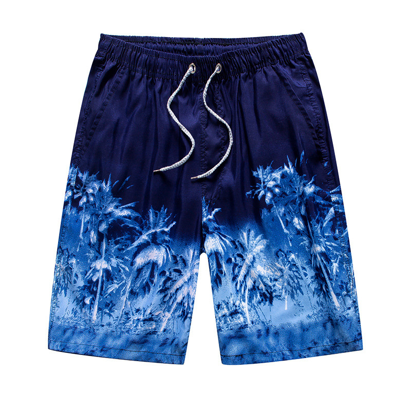 Herr strandshorts med unikt tryck för sommar och fritid, perfekt för strand eller pool. Snabbtorkande.