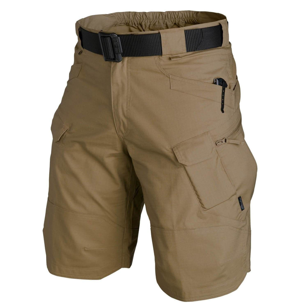 Bekväma och vattentäta herrshorts, utmärkta som arbetsbyxor i naturen.