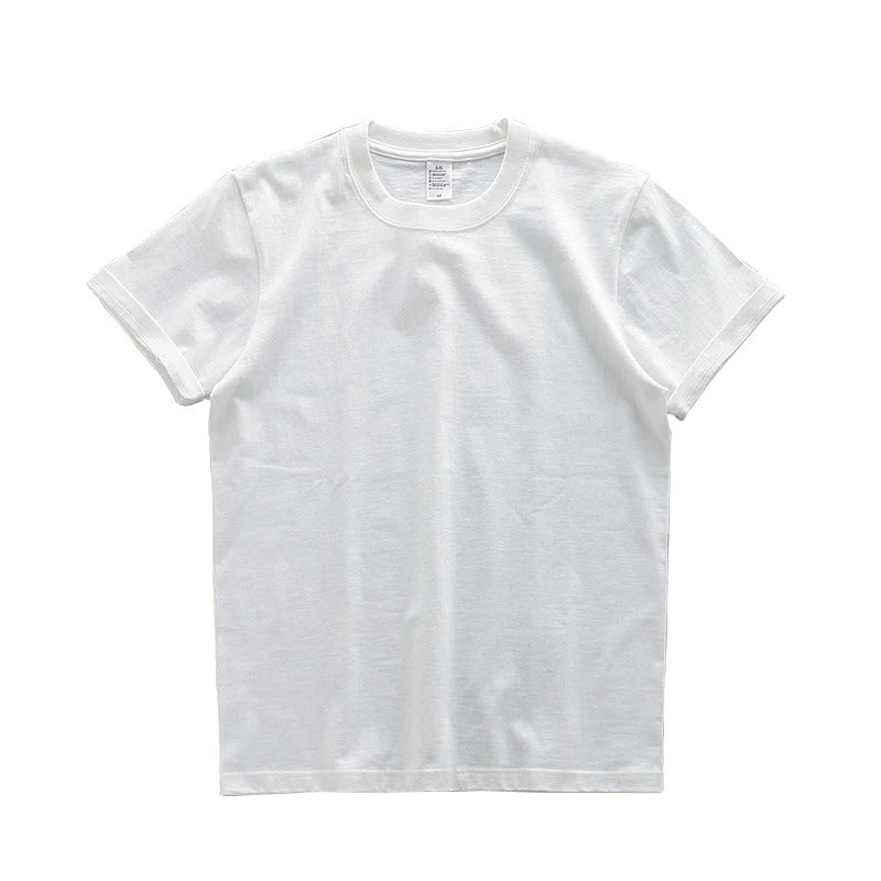 Stilren herr T-shirt, överdimensionerad med rundhals, perfekt för en avslappnad och modern look.