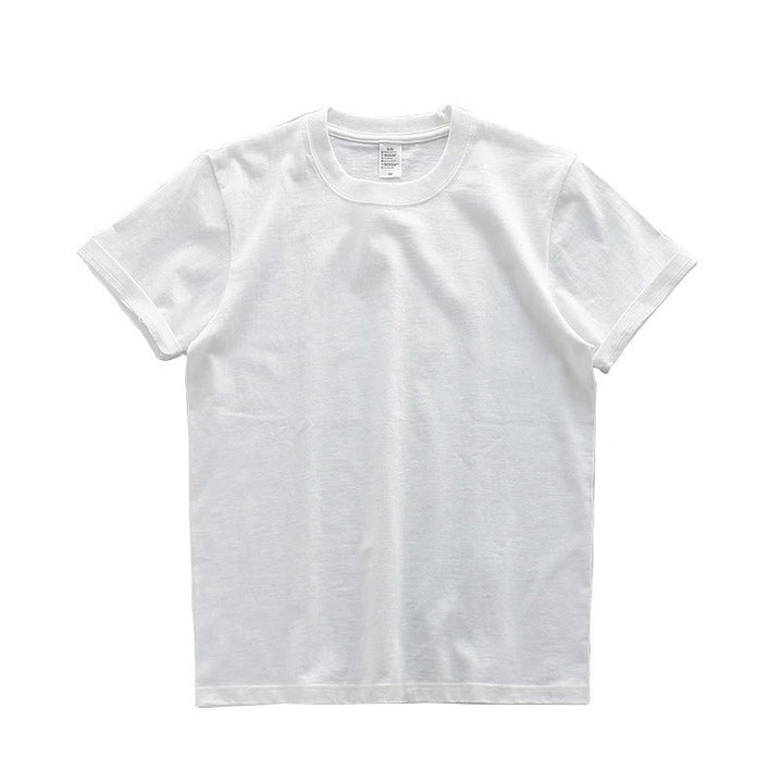 Stilren herr T-shirt, överdimensionerad med rundhals, perfekt för en avslappnad och modern look.