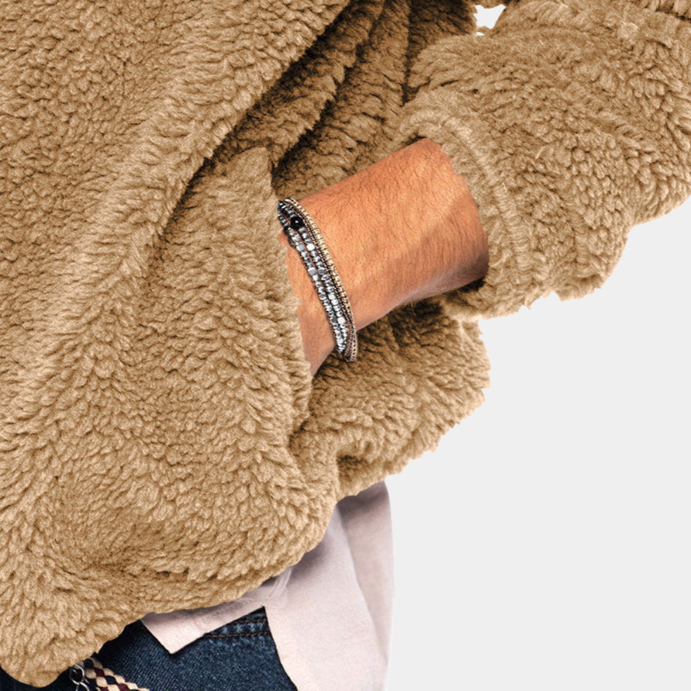 Herr sweatshirt med huva, en varm och bekväm vintertröja för stilmedvetna män.
