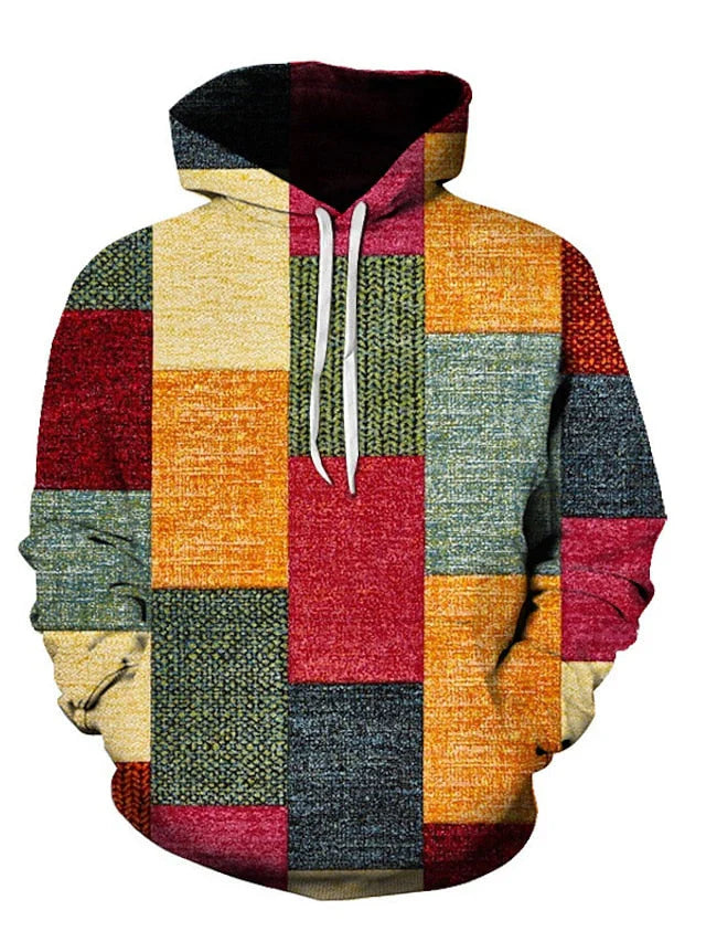 Herr vinterhuvtröja, stilren och varm för kalla dagar. Perfekt för modern vintermode.