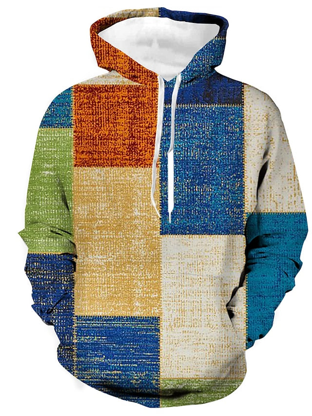 Herr huvtröja med luva, stilren och varm design. Idealisk för kyliga dagar och casual stil.