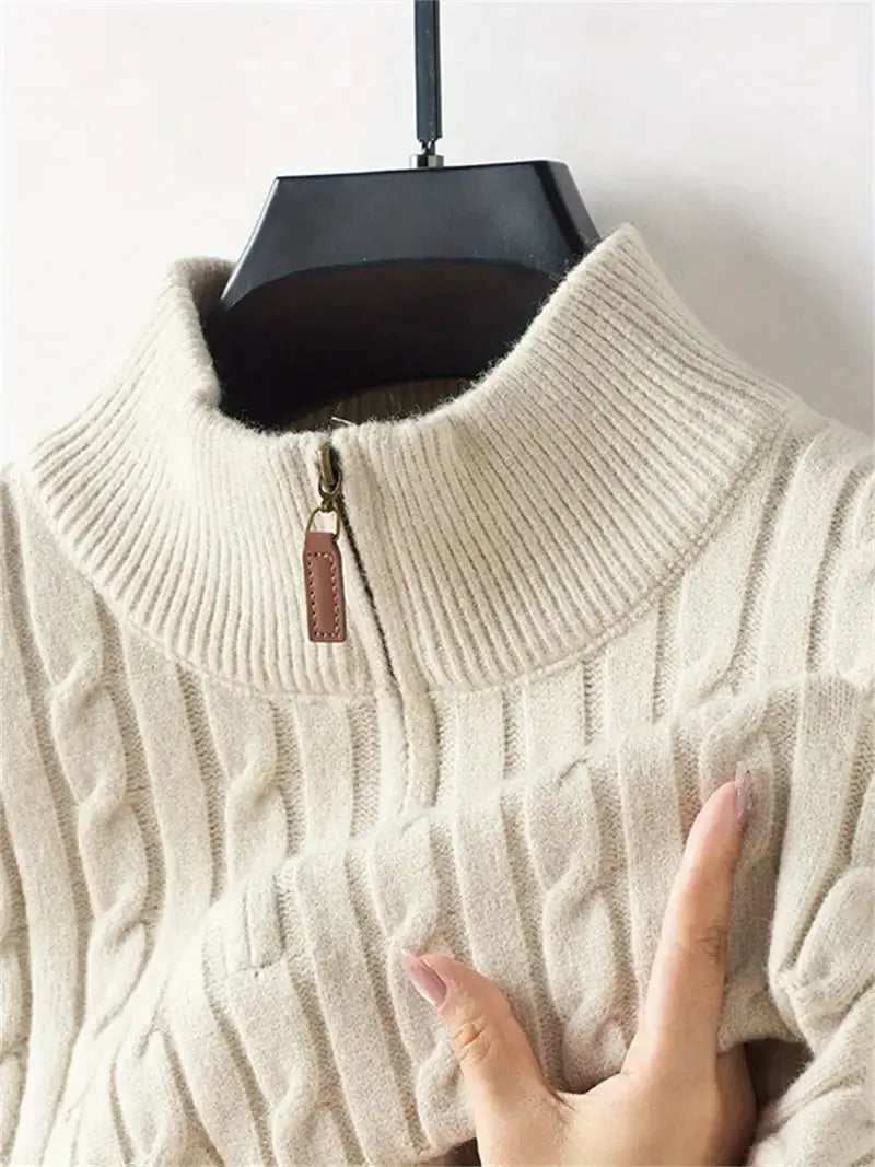 Praktisk zip-up cardigan för herrar, idealisk som lätt jacka eller varm tröja.
