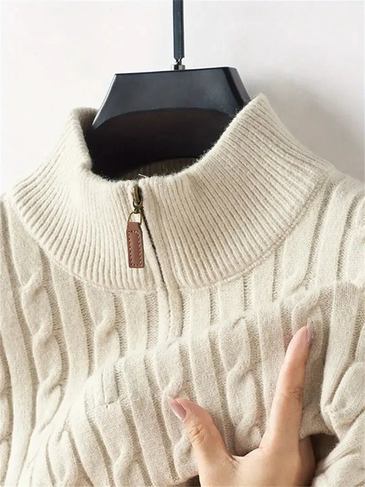 Praktisk zip-up cardigan för herrar, idealisk som lätt jacka eller varm tröja.