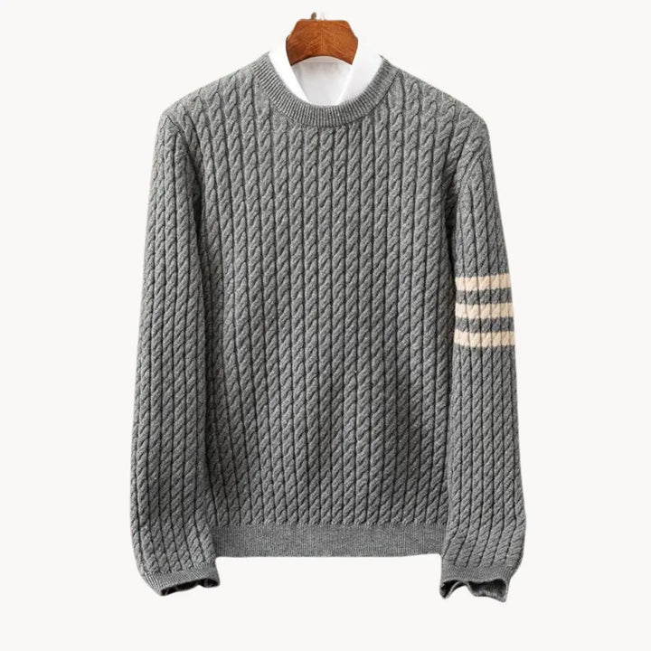 Herrtröja crewneck i finstickad kvalitet. Stilren, mjuk och mångsidig för modern vardag. Höst/vinter.