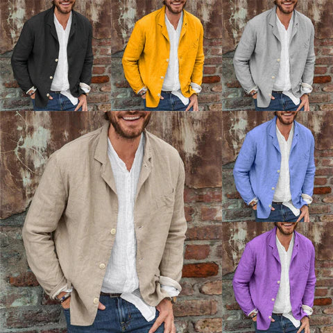 Mäns lättviktsjacka för casual look. Mångsidig höst- och vårjacka med bekväm passform. Stilren design.