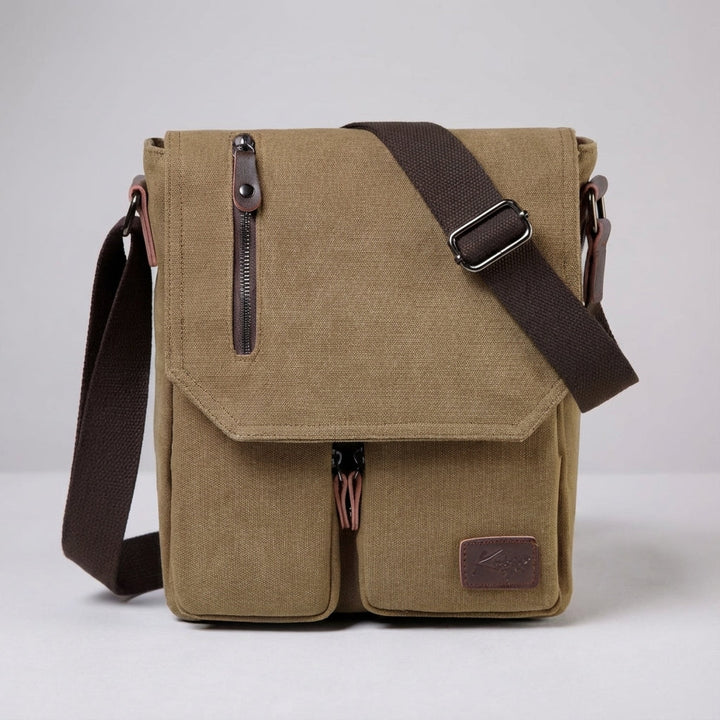 Herrarnas robusta Packford vintage axelväska. Perfekt för jobbet & fritiden med stil.